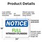 Signmission Full Nitrogen Cylinders OSHA Notice Sign, Plastic, 24in W x 18in L, 2PK OS-2PACK-NS-P-1824-L-15739 - alternate 6